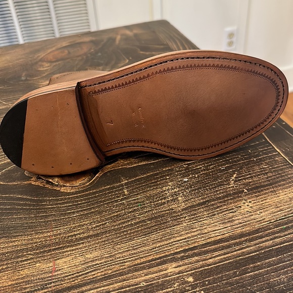 Tan Goodyear Welted Wingtip Brogue Country Boots - Arthur Knight/Chapman & Moore - Picture 4 of 4